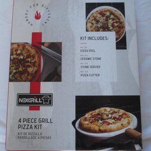 Nexgrill 4 Piece Grill Pizza Set Brand New